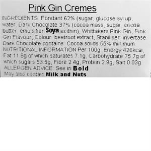 House of Flavours Rainbow Pink Gin Creams in Gift Bag 145g